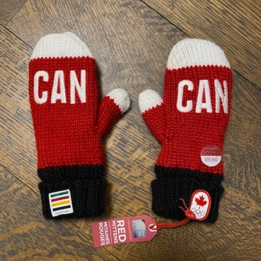 Canada/Hudson's Bay Official 2010 Olympic Mittens, Toddler Size, NWT
